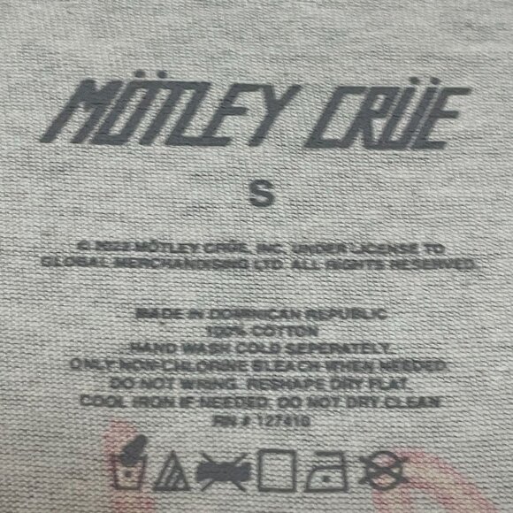 Mötley Crüe Girls Girls Girls 1987 Rock Tour T-shirt size Small - Picture 3 of 5
